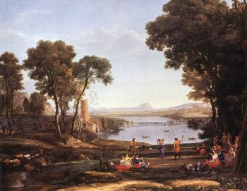 尅勞德 洛朗 Landscape with Dancing Figures 尅勞德 洛朗 Landscape with Dancing Figures